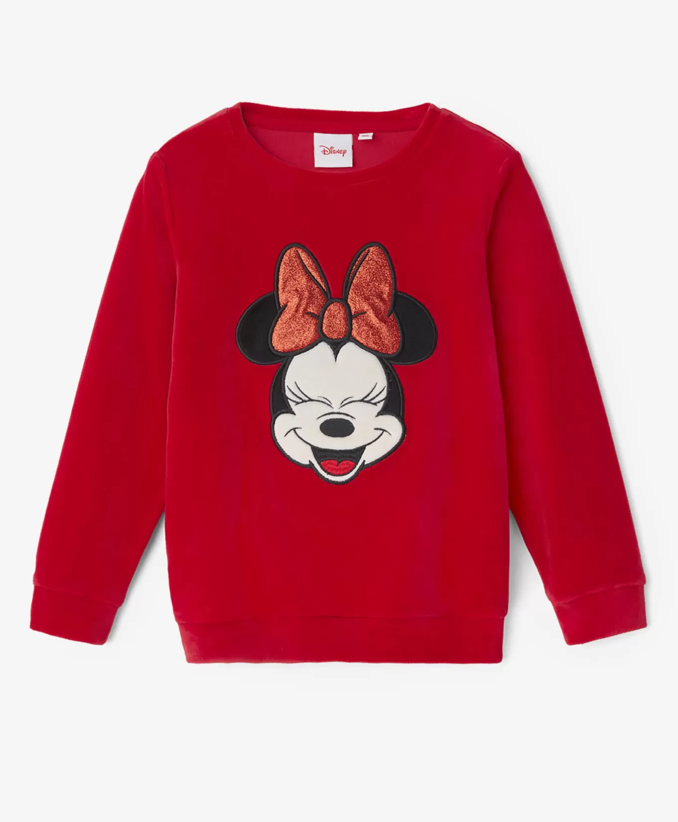 Pepco Bluza dziewczęca na licencji Myszka Minnie czerwona