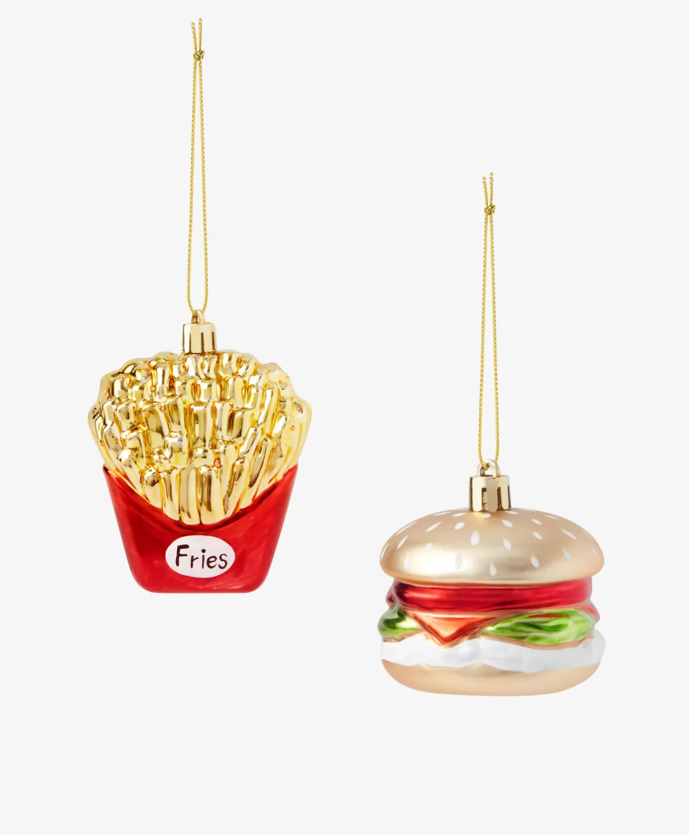 Pepco Bombki kształtki hamburger i frytki 2 szt.