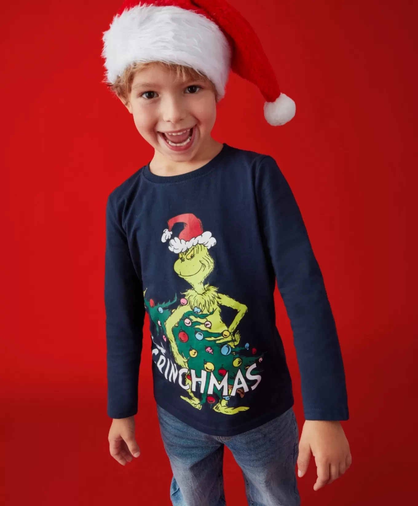 Pepco T-shirt chłopięcy na licencji Grinch 100% bawełny