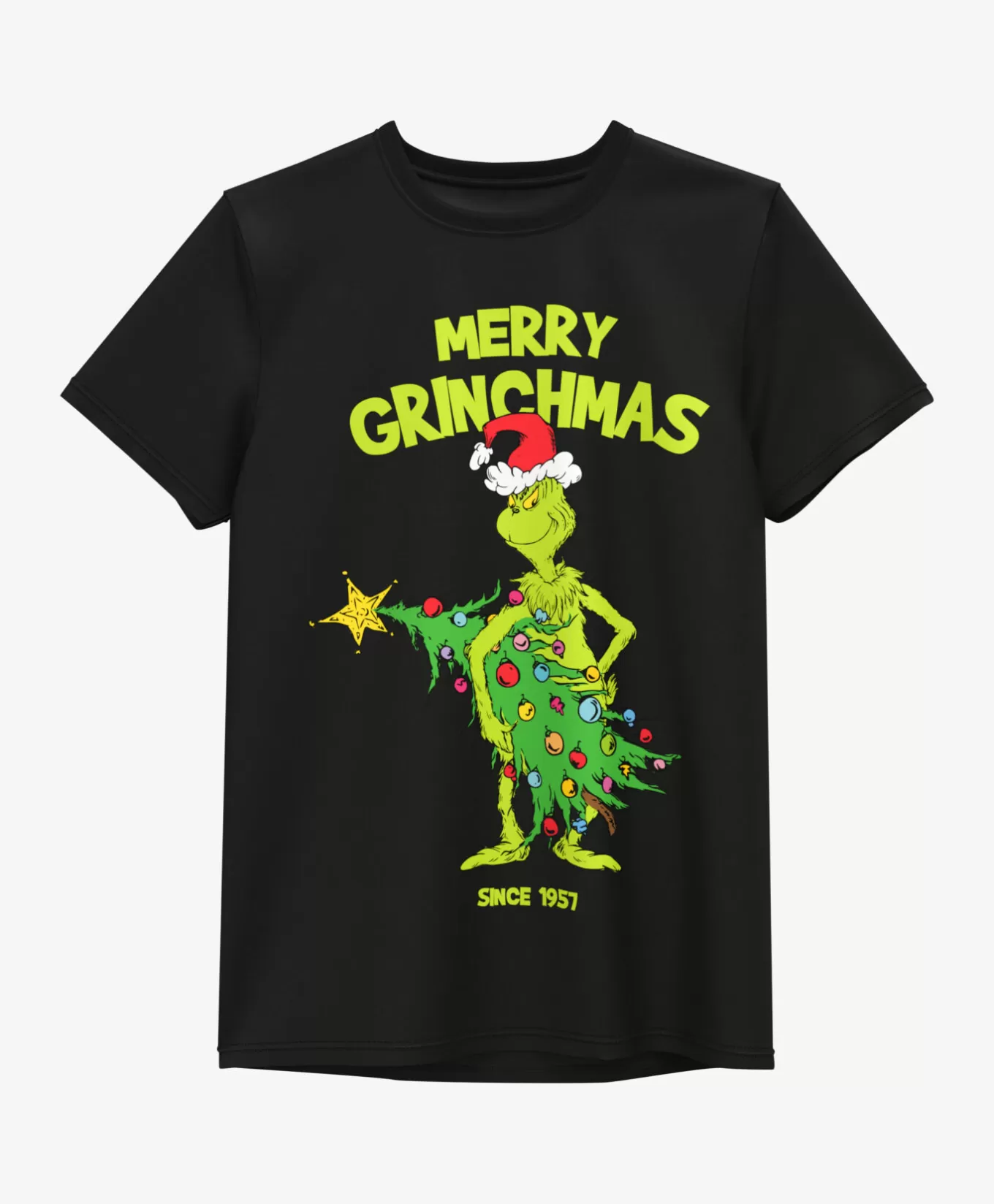 Pepco T-shirt męski na licencji Grinch czarny 100% bawełny