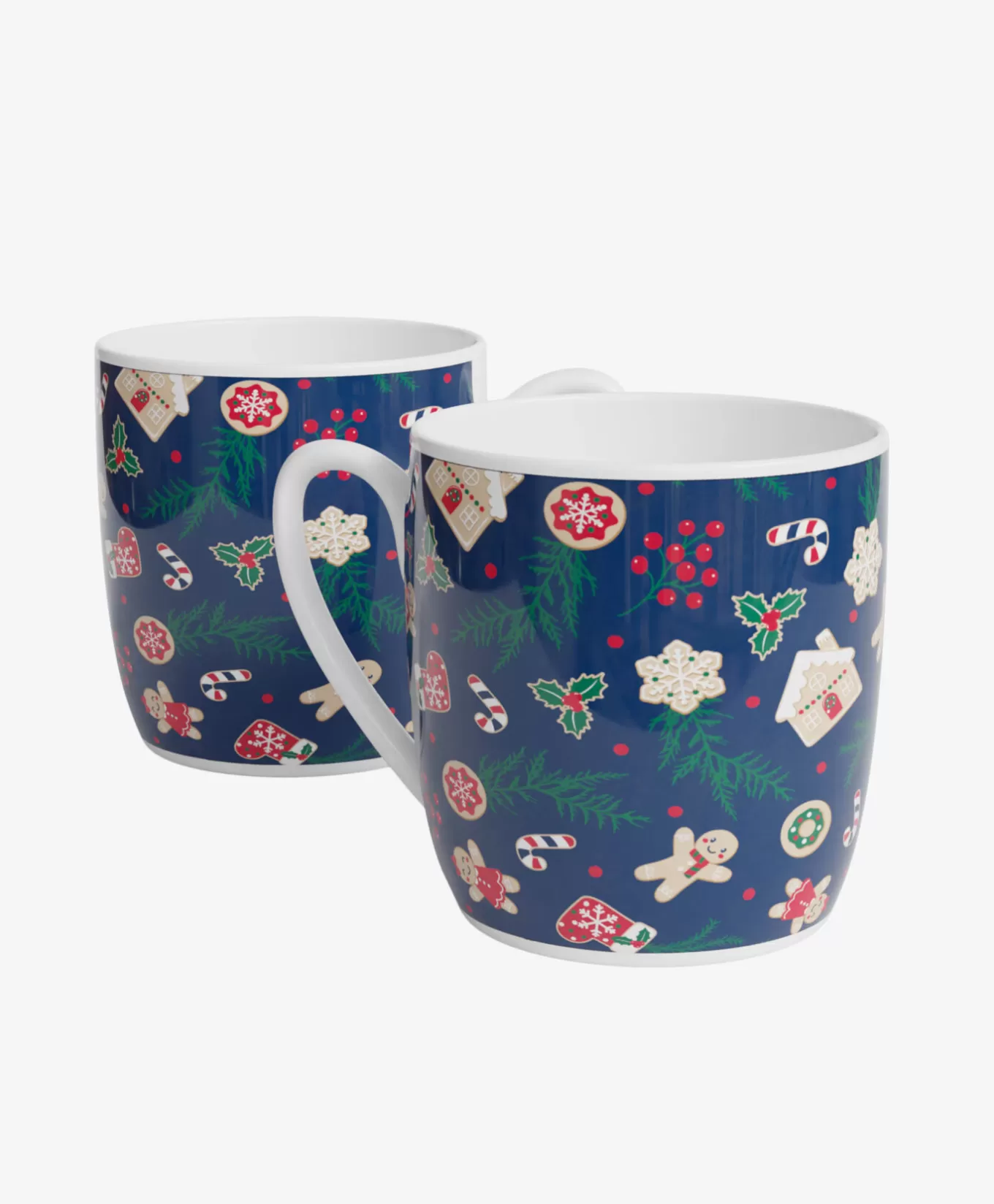 Pepco Zestaw 2 kubków ceramicznych