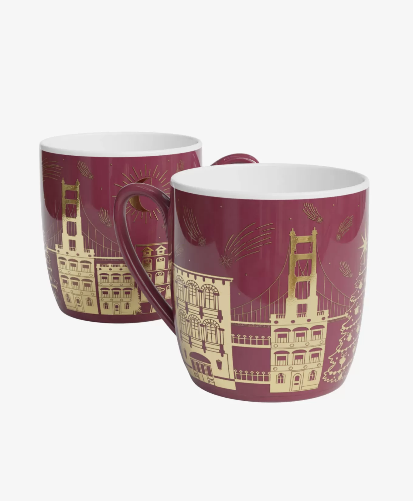 Pepco Zestaw 2 kubków ceramicznych
