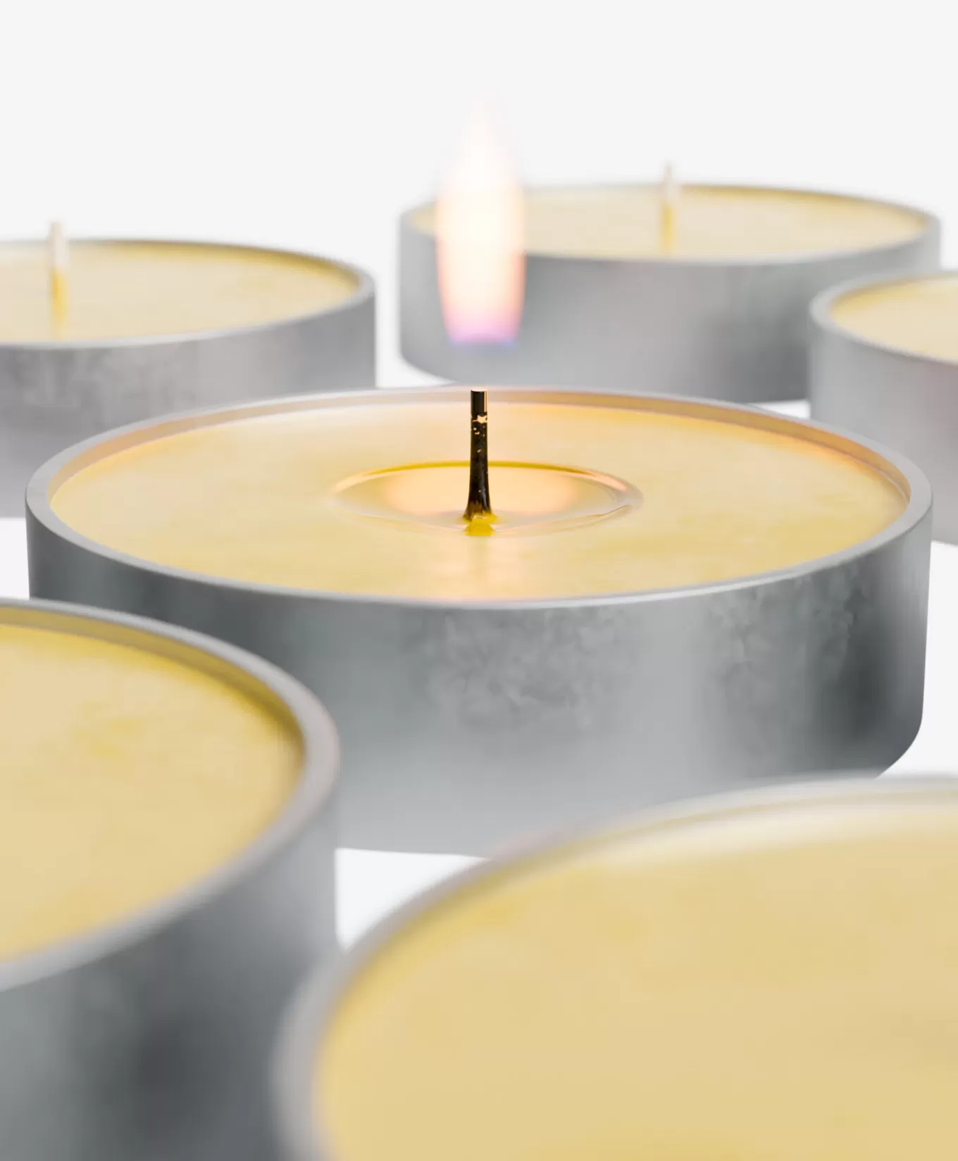 Pepco Zestaw 18 świeczek tealight Brzoskwinia