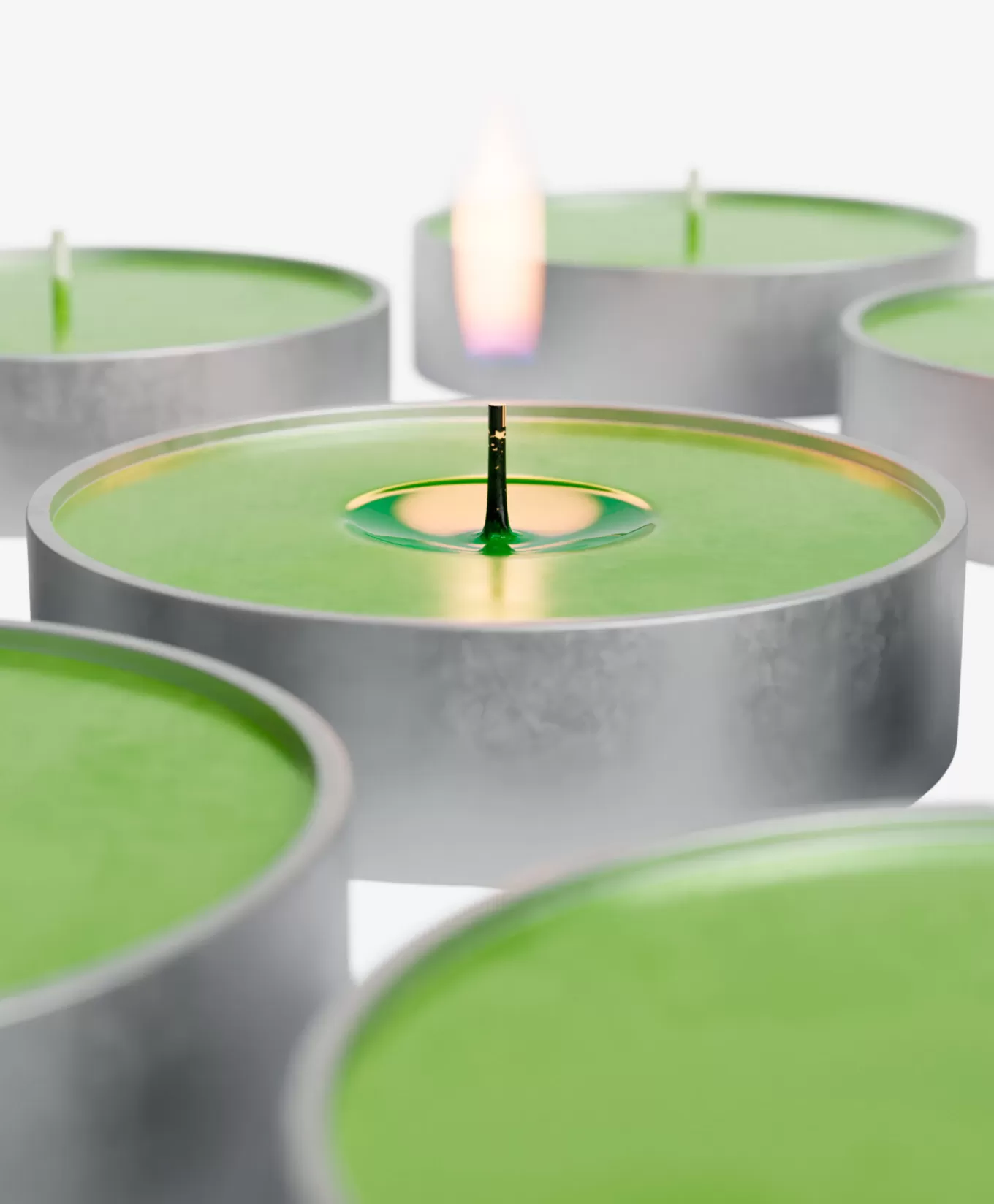 Pepco Zestaw 18 świeczek tealight Gruszka